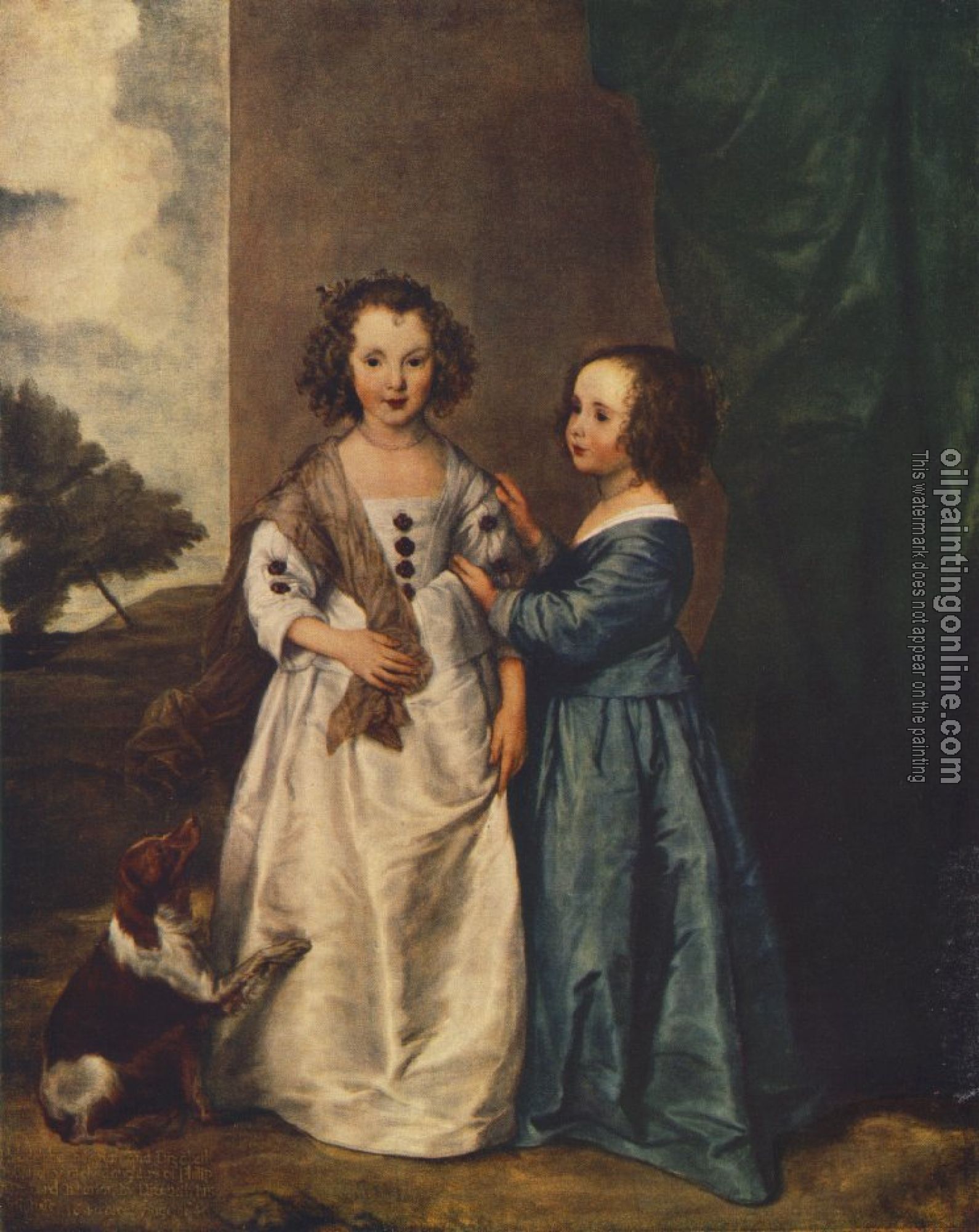 Dyck, Anthony van - Portrait of Philadelphia and Elisabeth Cary